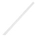 A translucent, pointed, unwrapped smoothie straw measuring 9 inches in length.