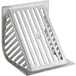 An aluminum Zurn roof drain grate.