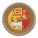 A Keebler Ready Crust 9 oz. graham pie shell in a 10-inch aluminum pan.