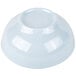 A light blue Thunder Group Blue Jade melamine bowl on a white surface.