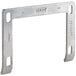 a metal frame with holes