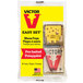 A plastic bag containing 4 Victor Easy Set wood mouse traps.