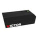 A black rectangular Victor electronic mouse trap with green and white text on it.