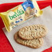 A package of Nabisco belVita Blueberry Breakfast Biscuits on a napkin.