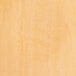A close up of a Lancaster Table & Seating natural wood bar stool seat.