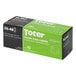 a green and black box with white text