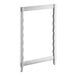 A white rectangular frame for Cambro Camshelving.