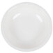 A white Cambro round ribbed bowl.