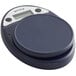 A blue San Jamar digital portion scale.