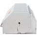 A white and silver Crown Verity roll dome cover with a handle.