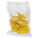 a close-up of a bag of yellow food