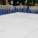 A white Palmer Snyder portable dance floor.