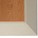 a corner of a wood wall