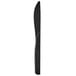 A black Eco-Products 6" knife with a black handle.
