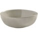 An American Metalcraft white melamine bowl with a small rim.