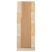 A brown rectangular Bagcraft paper bag with a wheat design.