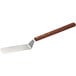 A Dexter-Russell solid turner with a long rosewood handle.