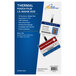 Royal Sovereign RF05IDPC0025 2 9/16 inch x 3 3/4 inch ID Badge Thermal Laminating Pouch - 25/Pack