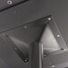 A Lancaster Table & Seating square metal pole with a cross base plate and screws.