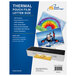 A package of Royal Sovereign letter size thermal laminating pouches.