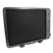 A black and silver Royal Sovereign compact infrared panel heater with buttons.
