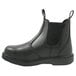 A black Genuine Grip men's leather boot with a black sole.