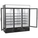 A Beverage-Air black glass door wine refrigerator.