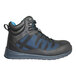 A blue and black Men's 5181 Fangs safety shoe with blue sole.