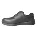 A black Genuine Grip women's composite toe shoe with laces.