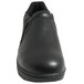 A Genuine Grip black leather clog for women with a side zipper.