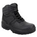 A black SR Max men's hiker boot with laces and a rubber sole.