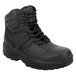 A black SR Max men's hiker boot with laces.