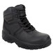 A black SR Max Denali men's safety hiker boot with laces and a rubber sole.