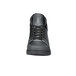 A black Shoes For Crews Tigon men's athletic shoe with laces.