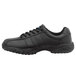 A black Reebok hi top men's safety shoe.
