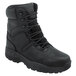 A black SR Max men's work boot with laces.