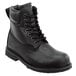 SR Max black leather work boot with laces.