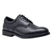 Shoes For Crews men's black dress shoe with laces.