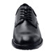 Shoes For Crews men's black dress shoe with laces.