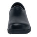 A MOZO black leather casual shoe for men with a rubber sole.