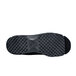 The black rubber sole of a ACE 71614 Trident III men's athletic shoe.