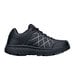 A black ACE Trident III men's athletic shoe with white lines.