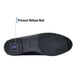 The sole of a black Shoes For Crews Reese women's dress shoe.
