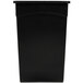 Continental 8322BK 23 Gallon Black Wall Hugger / Slim Trash Can