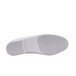 A white Shoes For Crews Riley women's shoe with a white sole.