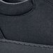 a close up of a black fabric
