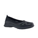 A pair of black Women's Shoes For Crews slip-on shoes.