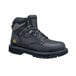 A black ACE Providence men's work boot with yellow logo.