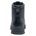 The back of a black Shoes For Crews August work boot with a zipper.