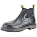 A black ACE Firebrand men's work boot with yellow and black sole and straps.